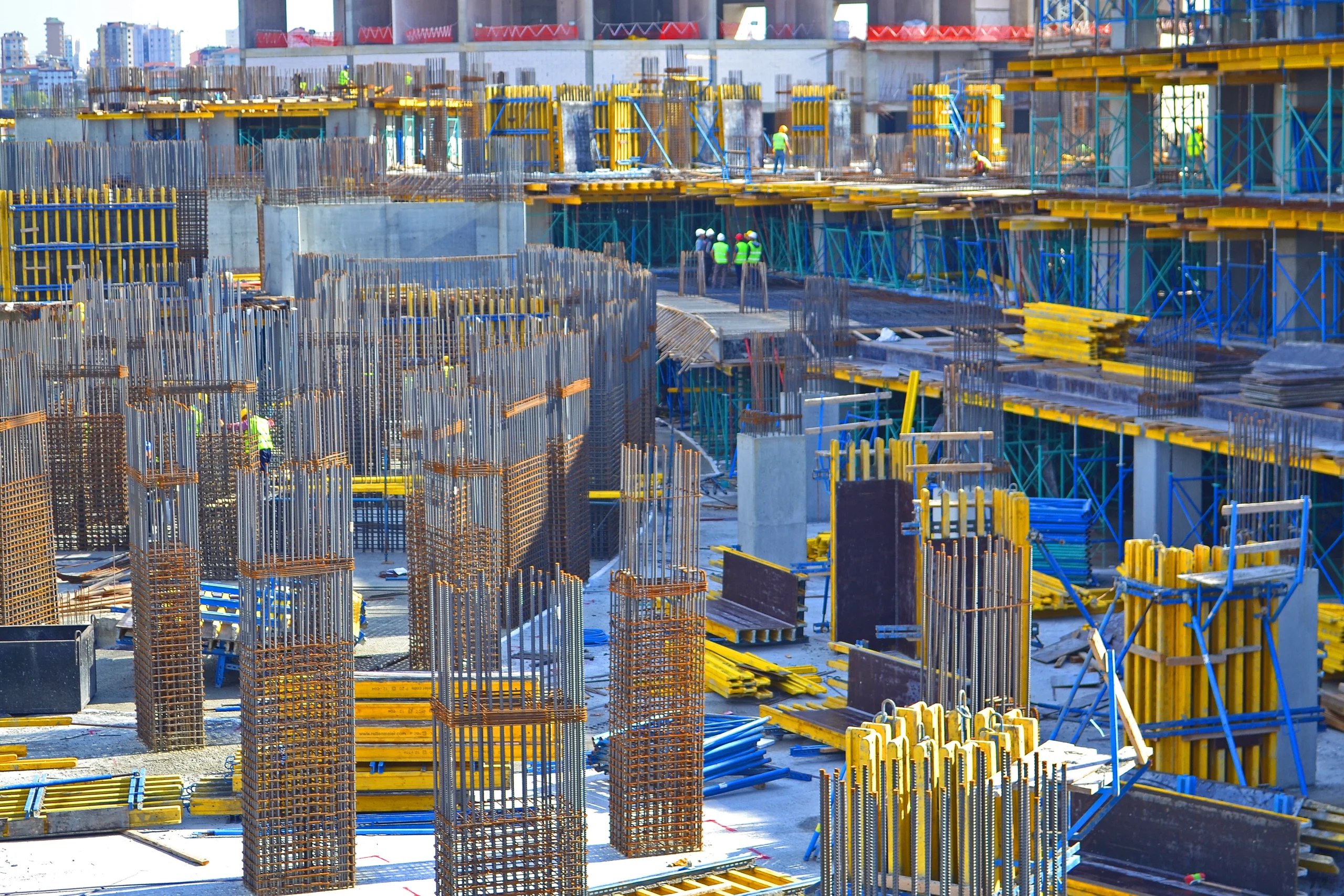 Construction and infrastructure project site